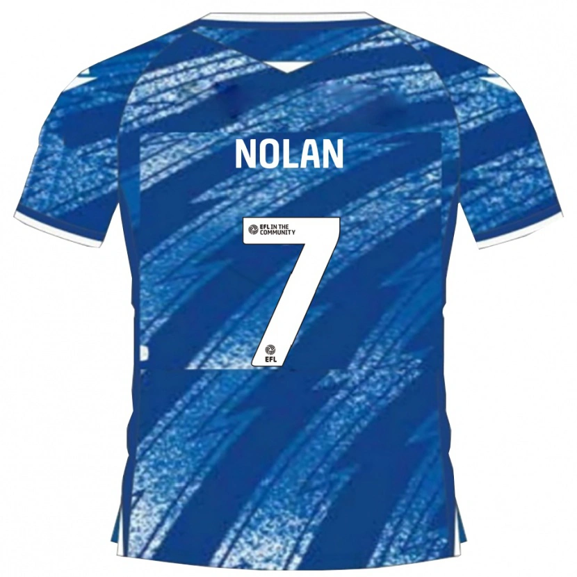 Danxen Kinderen Jack Nolan #7 Blauw Wit Thuisshirt Thuistenue 2025/26 T-Shirt België