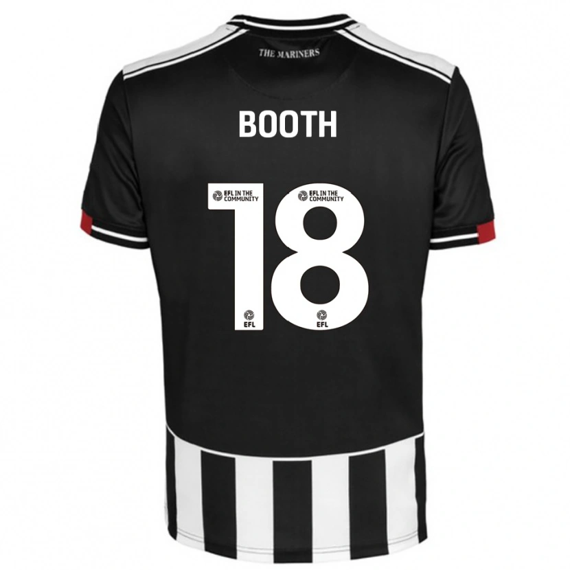 Danxen Kinderen Harvey Booth #18 Zwart Wit Rood Thuisshirt Thuistenue 2025/26 T-Shirt België