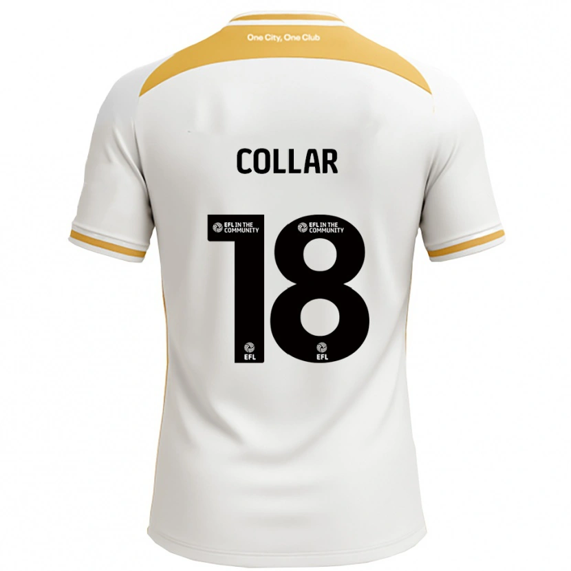 Danxen Kinderen Will Collar #18 Wit Goud Thuisshirt Thuistenue 2025/26 T-Shirt België