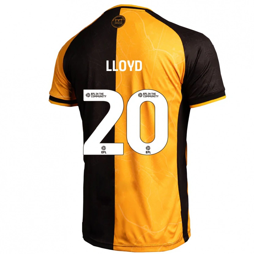 Danxen Kinderen Ben Lloyd #20 Geel Zwart Thuisshirt Thuistenue 2025/26 T-Shirt België