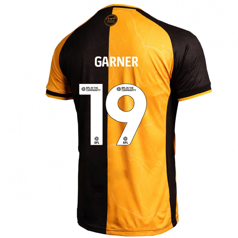 Danxen Kinderen Gerard Garner #19 Geel Zwart Thuisshirt Thuistenue 2025/26 T-Shirt België