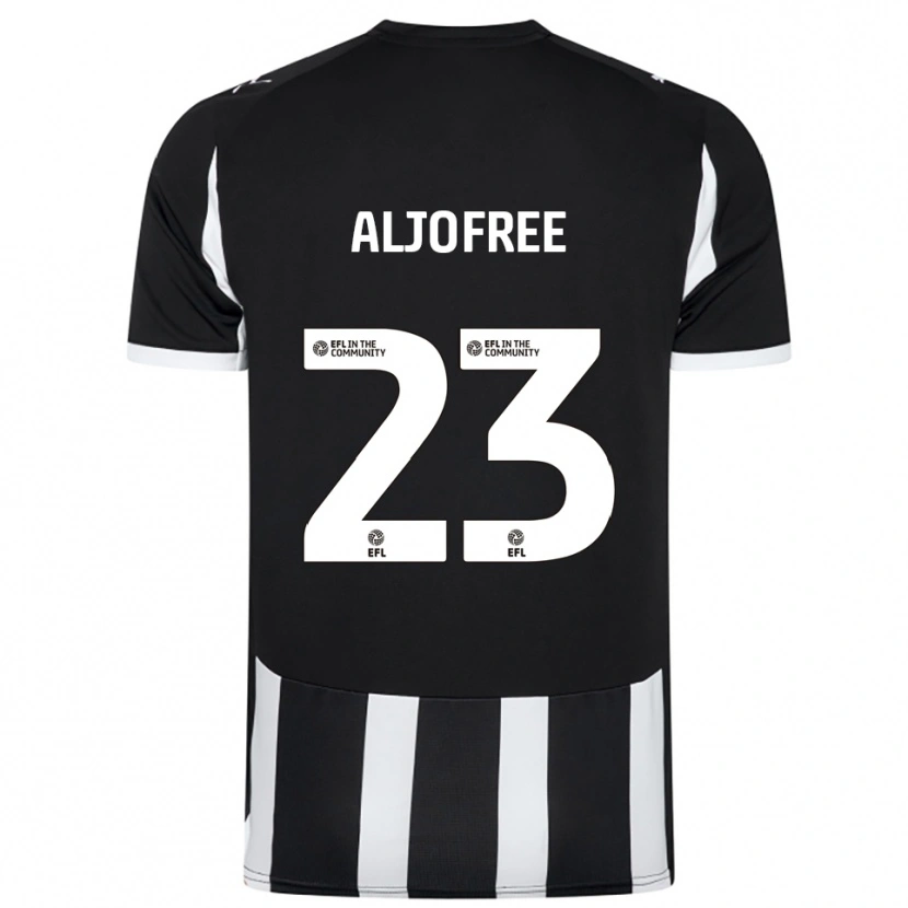 Danxen Kinderen Sonny Aljofree #23 Zwart Wit Thuisshirt Thuistenue 2025/26 T-Shirt België