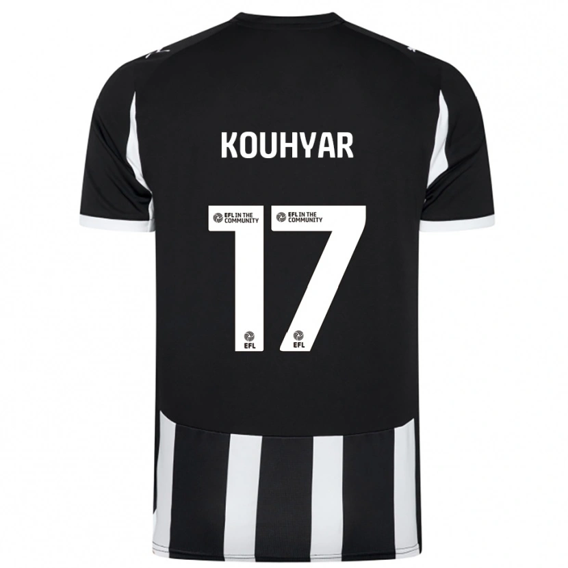 Danxen Kinderen Maziar Kouhyar #17 Zwart Wit Thuisshirt Thuistenue 2025/26 T-Shirt België