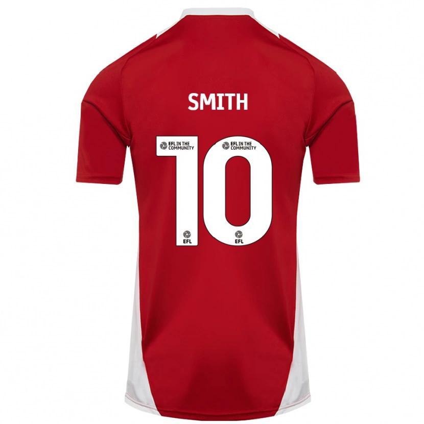 Danxen Kinderen Harry Smith #10 Rood Wit Goud Thuisshirt Thuistenue 2025/26 T-Shirt België