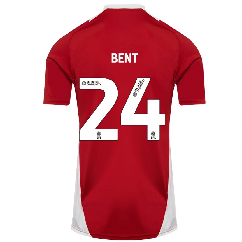 Danxen Kinderen Steph Bent #24 Rood Wit Goud Thuisshirt Thuistenue 2025/26 T-Shirt België