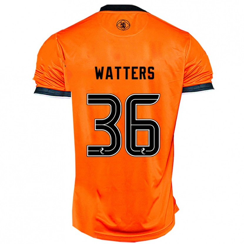 Danxen Kinderen Max Watters #36 Oranje Zwart Thuisshirt Thuistenue 2025/26 T-Shirt België