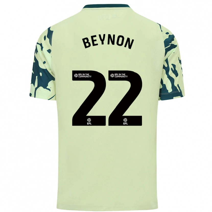Danxen Kinderen Emma Beynon #22 Donkergroen Uitshirt Uittenue 2025/26 T-Shirt België
