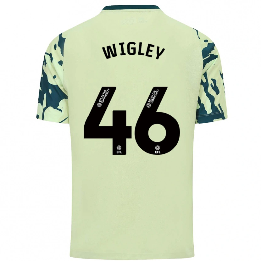 Danxen Kinderen Morgan Wigley #46 Donkergroen Uitshirt Uittenue 2025/26 T-Shirt België
