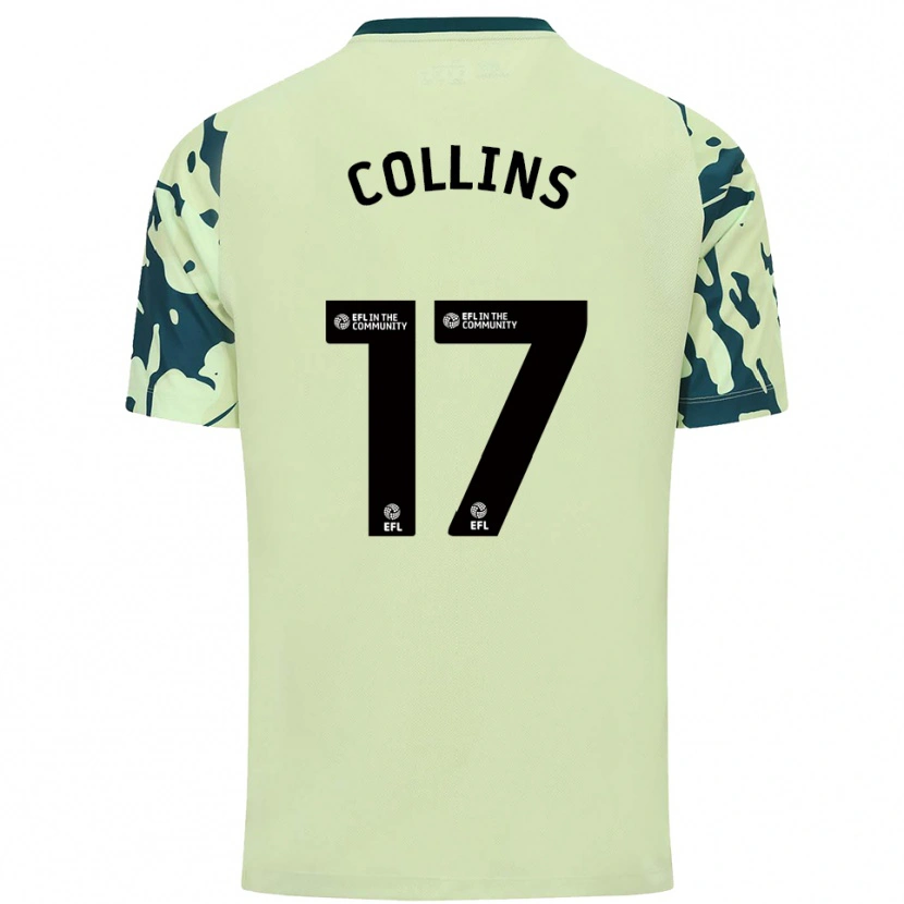 Danxen Kinderen Jamilu Collins #17 Donkergroen Uitshirt Uittenue 2025/26 T-Shirt België