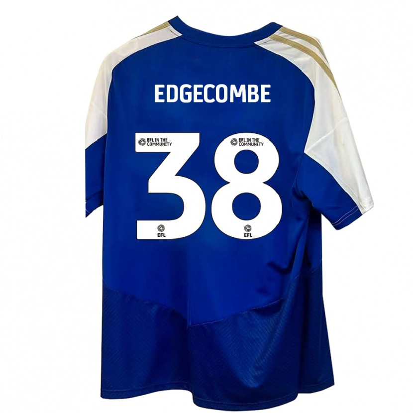 Danxen Kinderen Max Edgecombe #38 Blauw Wit Goud Uitshirt Uittenue 2025/26 T-Shirt België