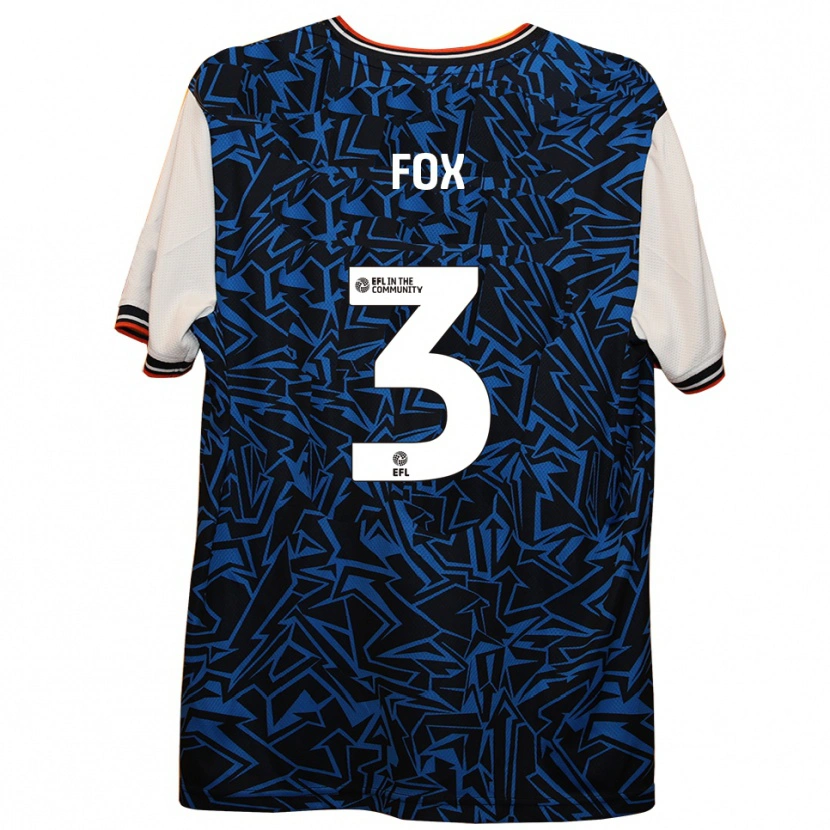 Danxen Kinderen Harry Fox #3 Blauw Zwart Wit Uitshirt Uittenue 2025/26 T-Shirt België