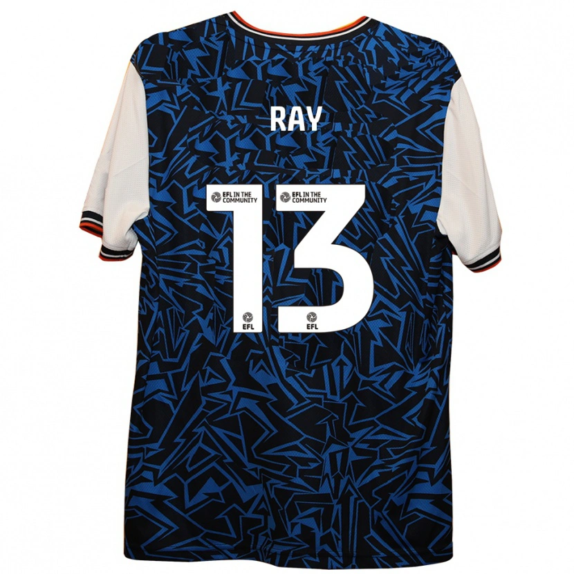 Danxen Kinderen Celine Ray #13 Blauw Zwart Wit Uitshirt Uittenue 2025/26 T-Shirt België