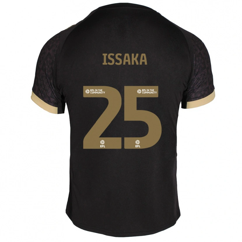 Danxen Kinderen Freddie Issaka #25 Zwart Goud Uitshirt Uittenue 2025/26 T-Shirt België