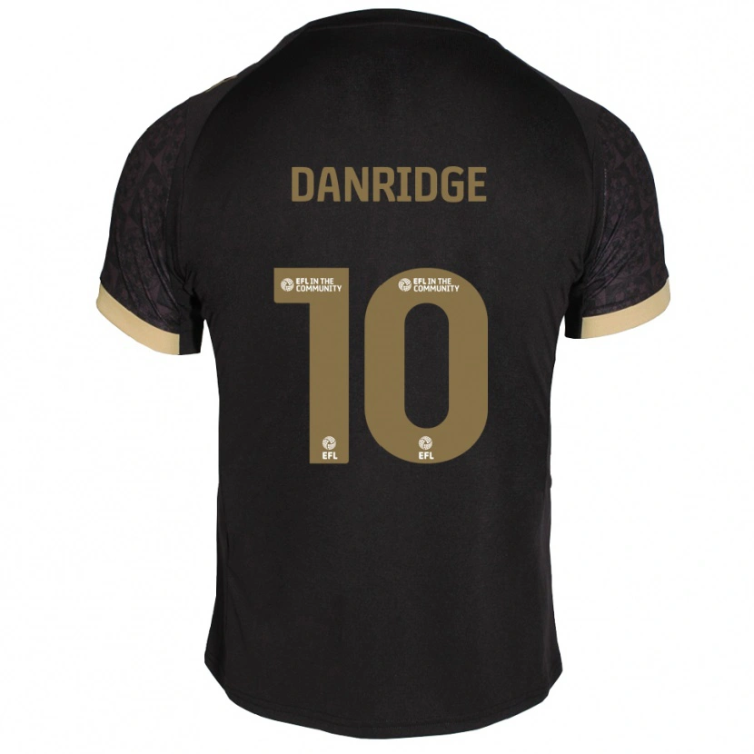 Danxen Kinderen Rebecca Danridge #10 Zwart Goud Uitshirt Uittenue 2025/26 T-Shirt België