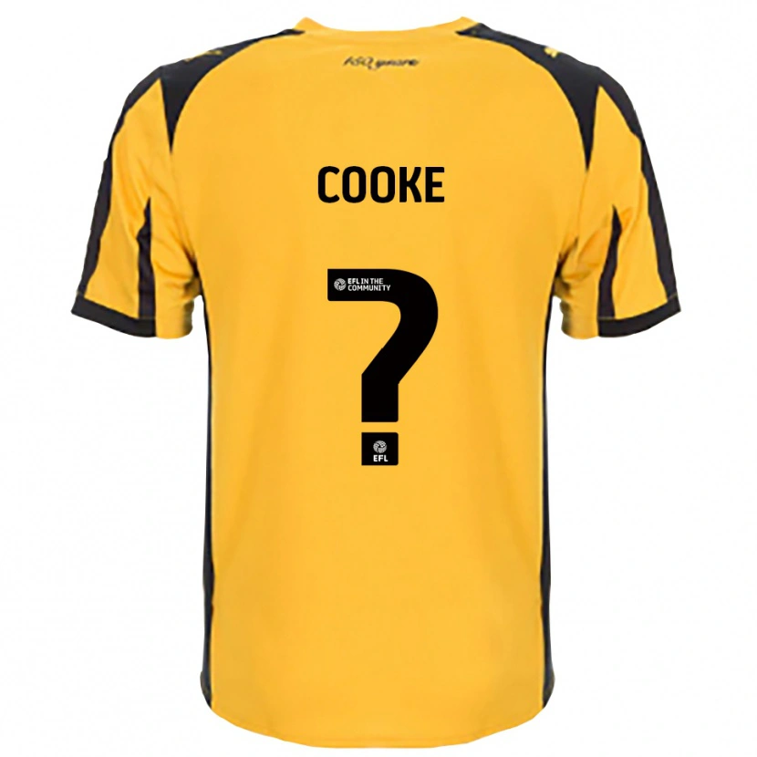 Danxen Kinderen Alyssa Cooke #0 Oranje Zwart Uitshirt Uittenue 2025/26 T-Shirt België