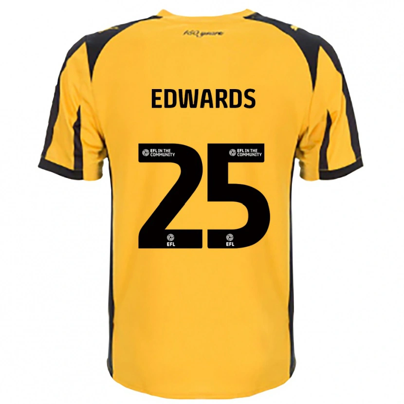 Danxen Kinderen Diamond Edwards #25 Oranje Zwart Uitshirt Uittenue 2025/26 T-Shirt België