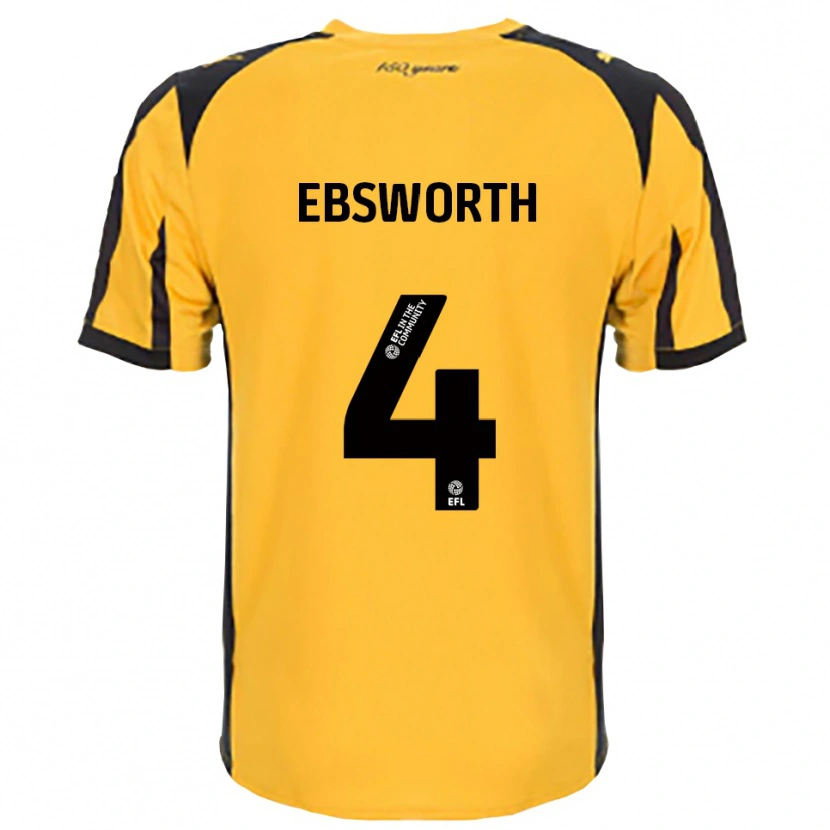 Danxen Kinderen Danielle Ebsworth #4 Oranje Zwart Uitshirt Uittenue 2025/26 T-Shirt België