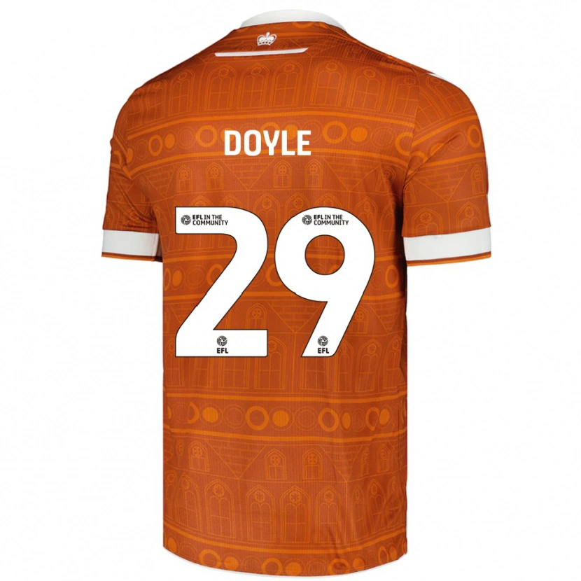 Danxen Kinderen Kamari Doyle #29 Oranje Wit Uitshirt Uittenue 2025/26 T-Shirt België