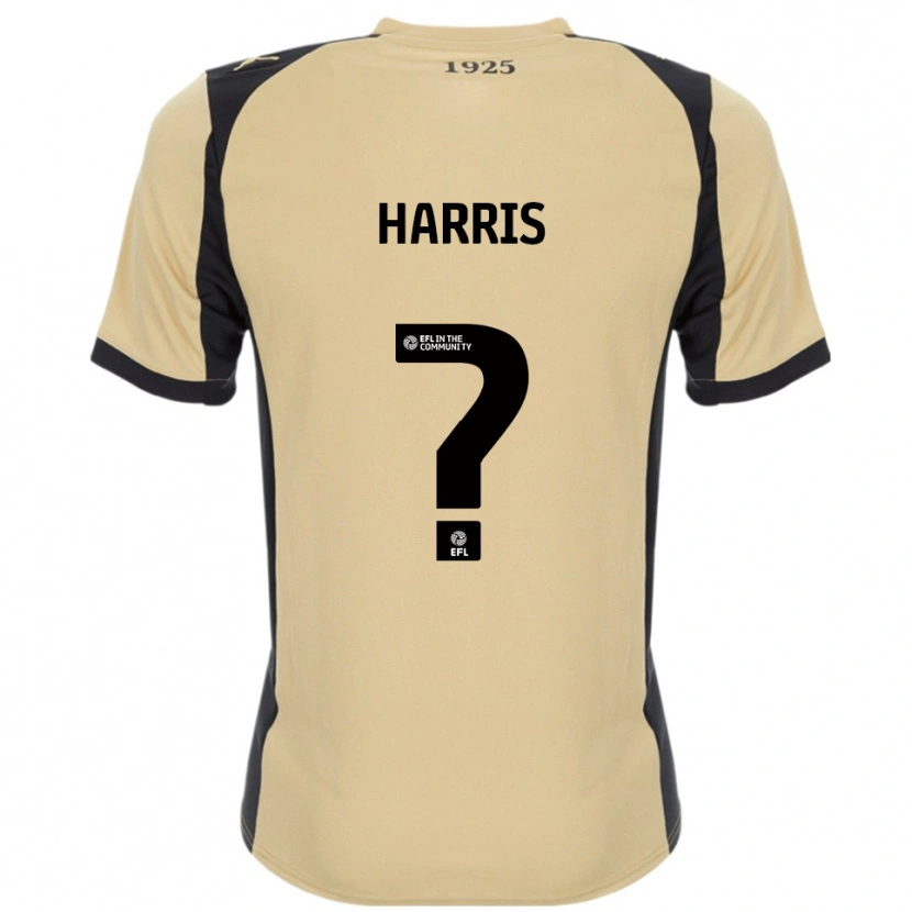 Danxen Kinderen N. N. Harris #0 Goud Zwart Uitshirt Uittenue 2025/26 T-Shirt België