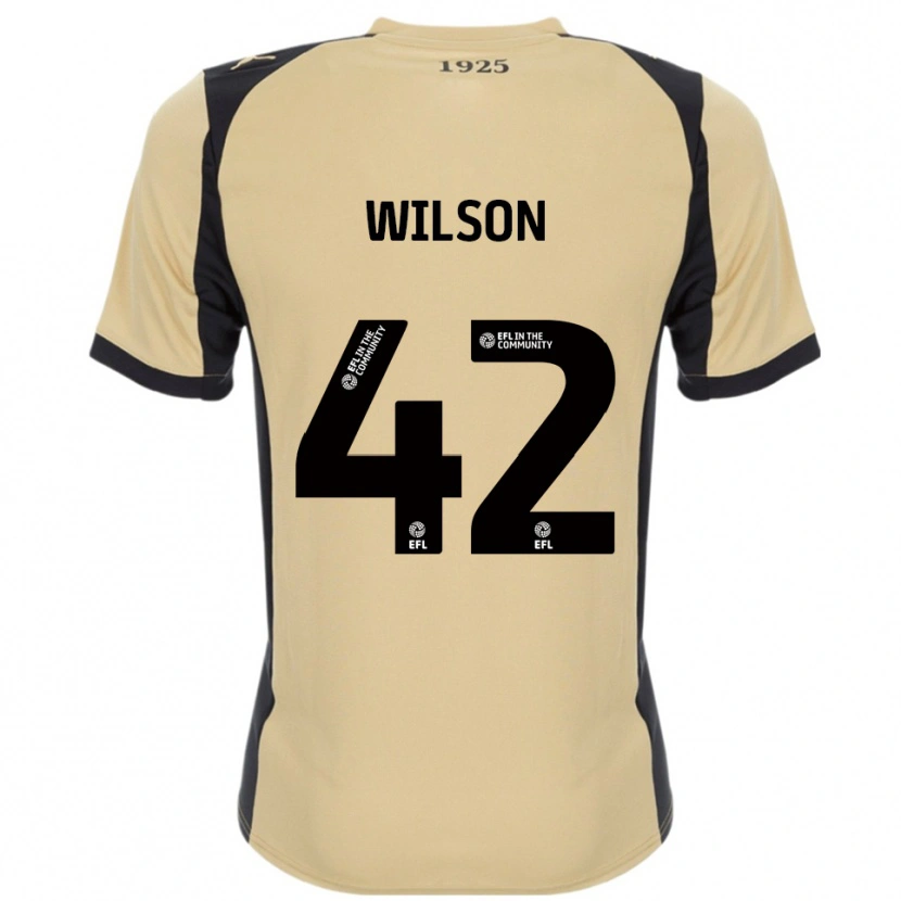 Danxen Kinderen Reece Wilson #42 Goud Zwart Uitshirt Uittenue 2025/26 T-Shirt België