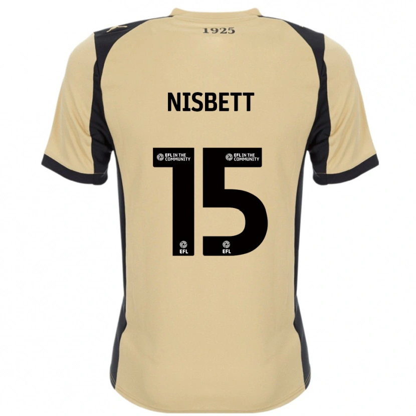 Danxen Kinderen Kanye Nisbett #15 Goud Zwart Uitshirt Uittenue 2025/26 T-Shirt België
