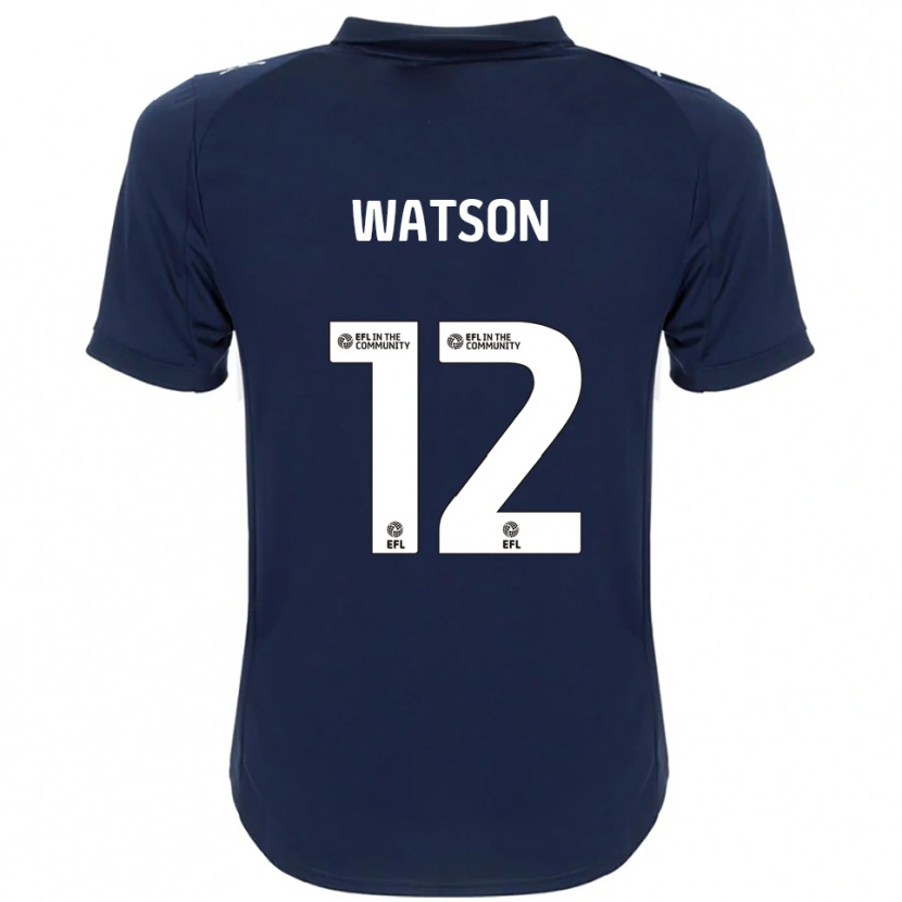 Danxen Kinderen Tom Watson #12 Marine Wit Uitshirt Uittenue 2025/26 T-Shirt België