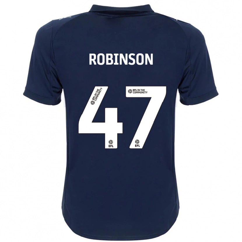 Danxen Kinderen Josh Robinson #47 Marine Wit Uitshirt Uittenue 2025/26 T-Shirt België