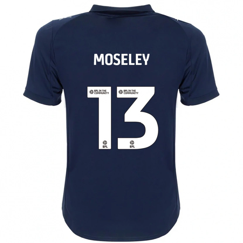 Danxen Kinderen Faye Moseley #13 Marine Wit Uitshirt Uittenue 2025/26 T-Shirt België