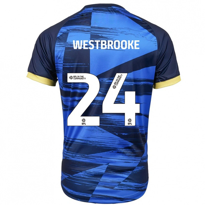 Danxen Kinderen Zain Westbrooke #24 Blauw Marine Uitshirt Uittenue 2025/26 T-Shirt België