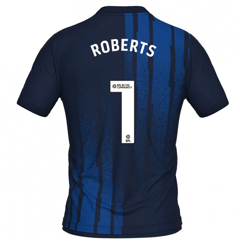 Danxen Kinderen Liam Roberts #1 Marine Wit Uitshirt Uittenue 2025/26 T-Shirt België
