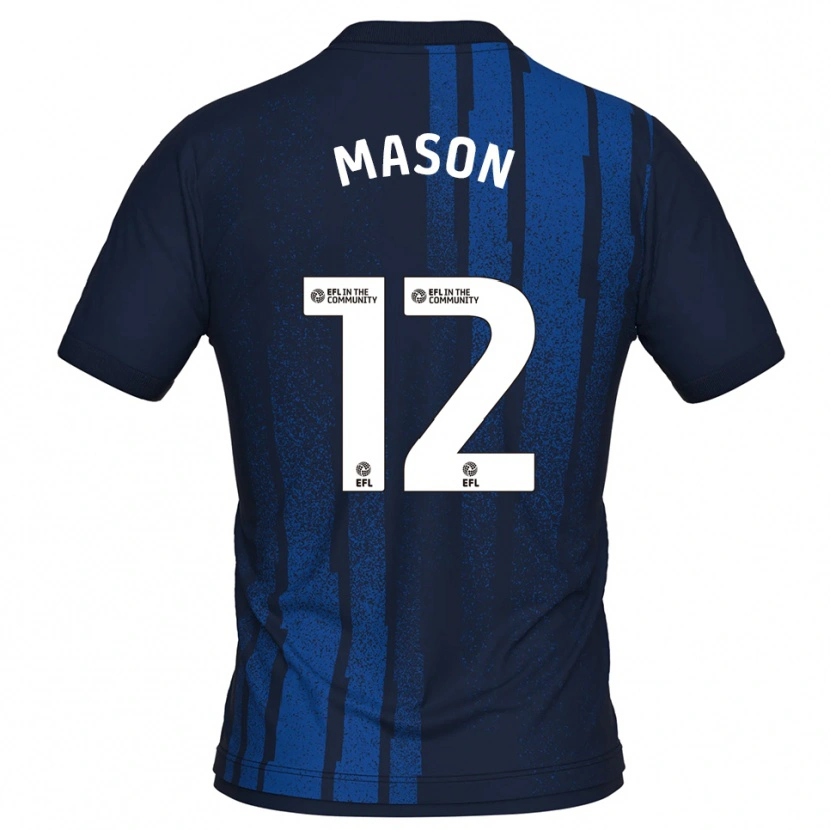 Danxen Kinderen Owen Mason #12 Marine Wit Uitshirt Uittenue 2025/26 T-Shirt België