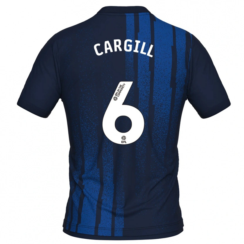 Danxen Kinderen Baily Cargill #6 Marine Wit Uitshirt Uittenue 2025/26 T-Shirt België
