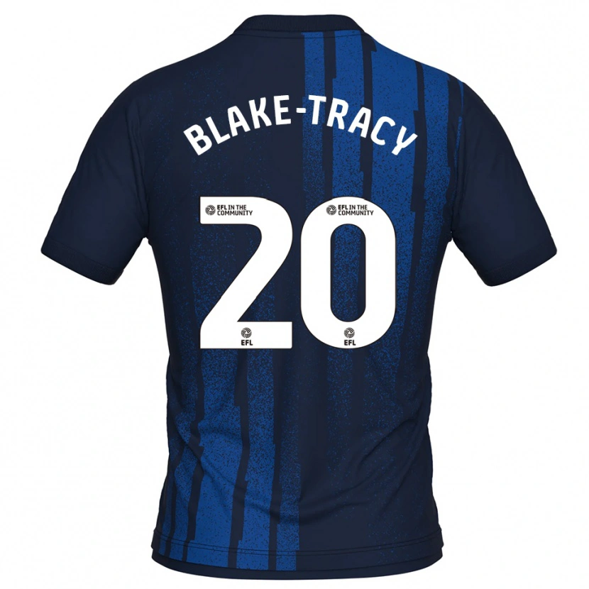 Danxen Kinderen Frazer Blake-Tracy #20 Marine Wit Uitshirt Uittenue 2025/26 T-Shirt België