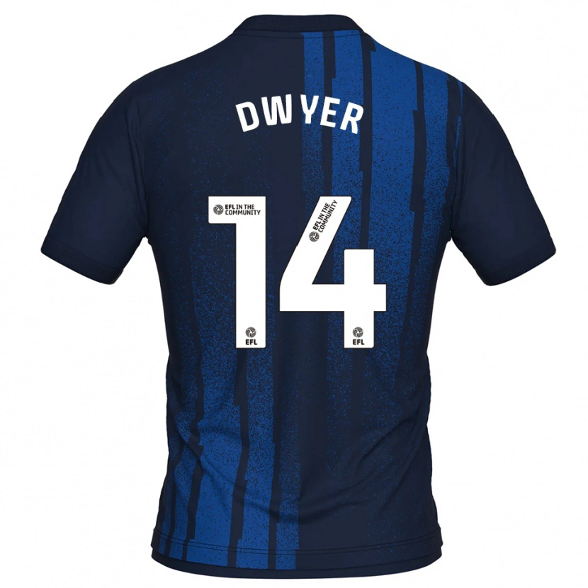 Danxen Kinderen Dom Dwyer #14 Marine Wit Uitshirt Uittenue 2025/26 T-Shirt België