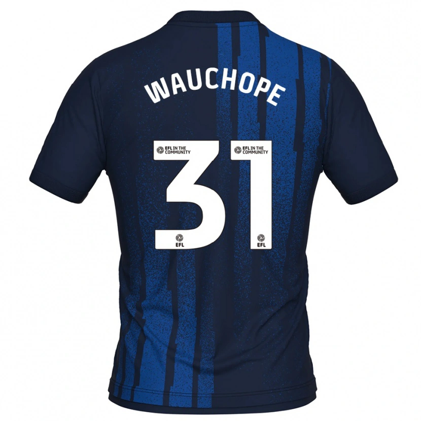 Danxen Kinderen Darien Wauchope #31 Marine Wit Uitshirt Uittenue 2025/26 T-Shirt België
