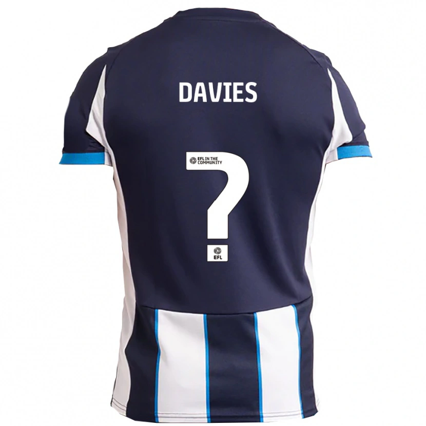 Danxen Kinderen Francesca Davies #0 Wit Marine Uitshirt Uittenue 2025/26 T-Shirt België