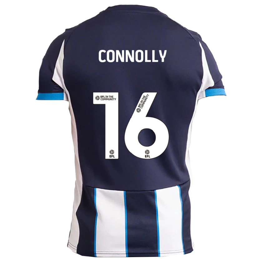 Danxen Kinderen Callum Connolly #16 Wit Marine Uitshirt Uittenue 2025/26 T-Shirt België