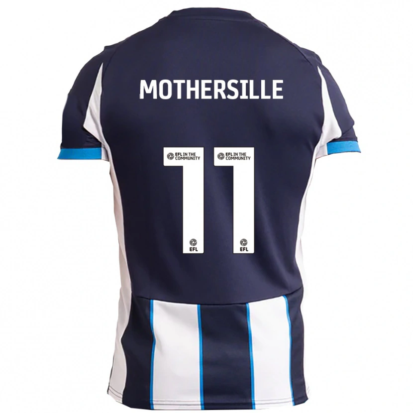 Danxen Kinderen Malik Mothersille #11 Wit Marine Uitshirt Uittenue 2025/26 T-Shirt België
