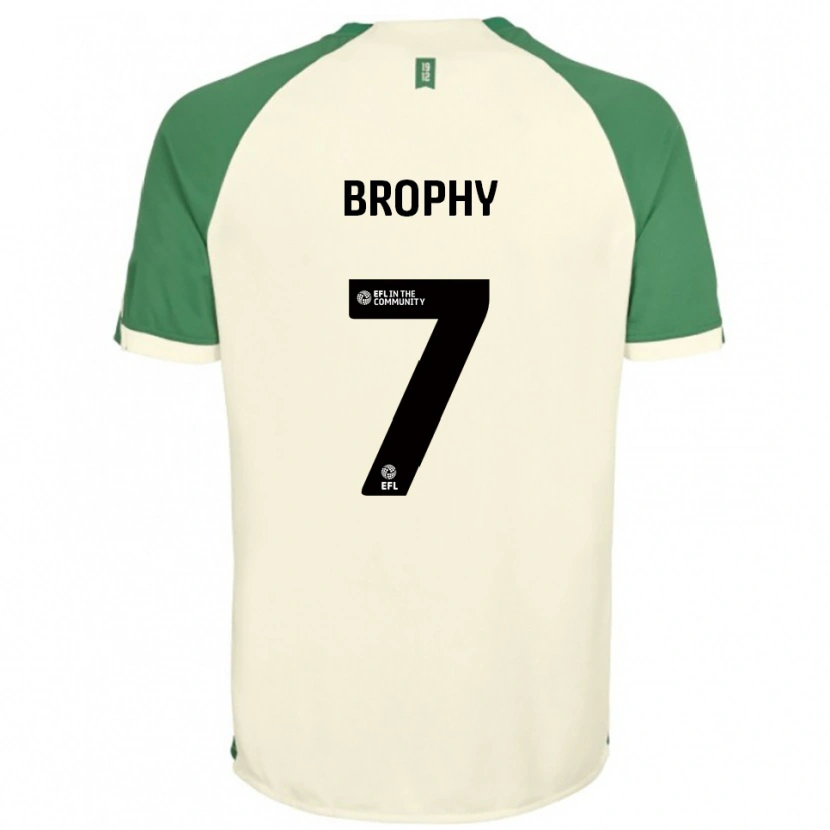 Danxen Kinderen James Brophy #7 Gebroken Wit Groen Uitshirt Uittenue 2025/26 T-Shirt België