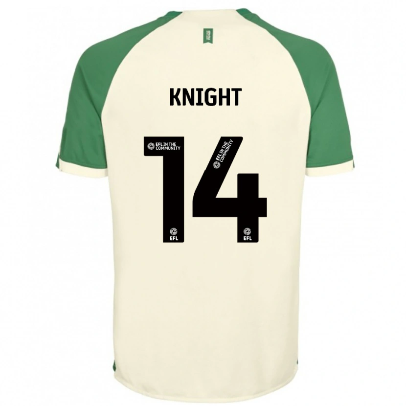 Danxen Kinderen Ben Knight #14 Gebroken Wit Groen Uitshirt Uittenue 2025/26 T-Shirt België