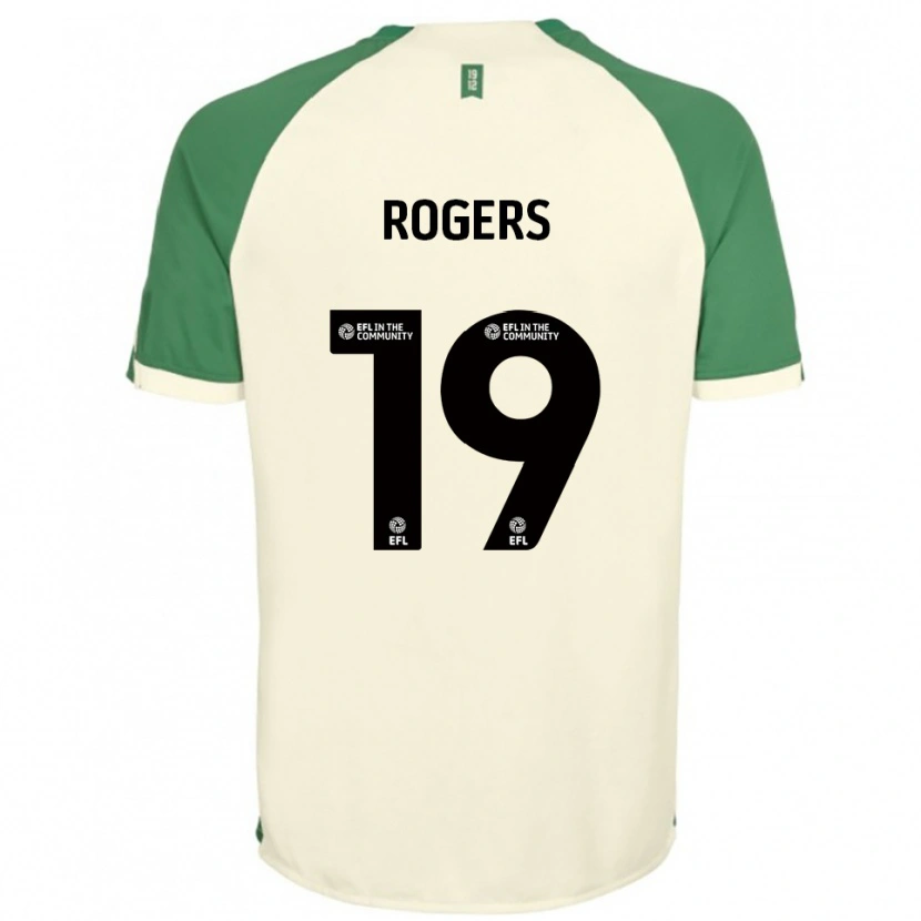 Danxen Kinderen Beatrice Rogers #19 Gebroken Wit Groen Uitshirt Uittenue 2025/26 T-Shirt België