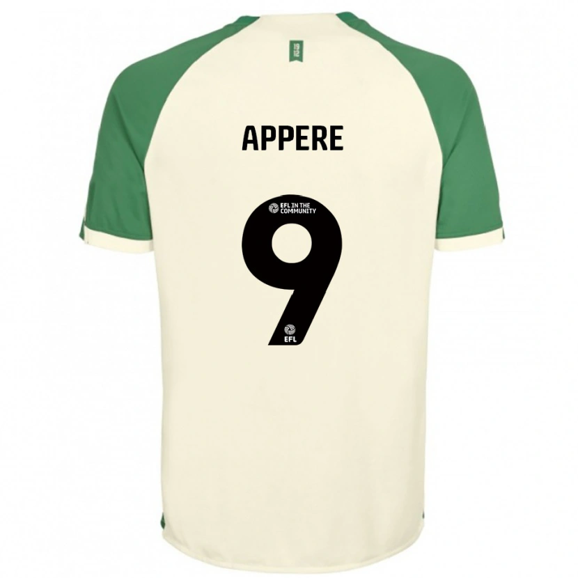 Danxen Kinderen Louis Appéré #9 Gebroken Wit Groen Uitshirt Uittenue 2025/26 T-Shirt België