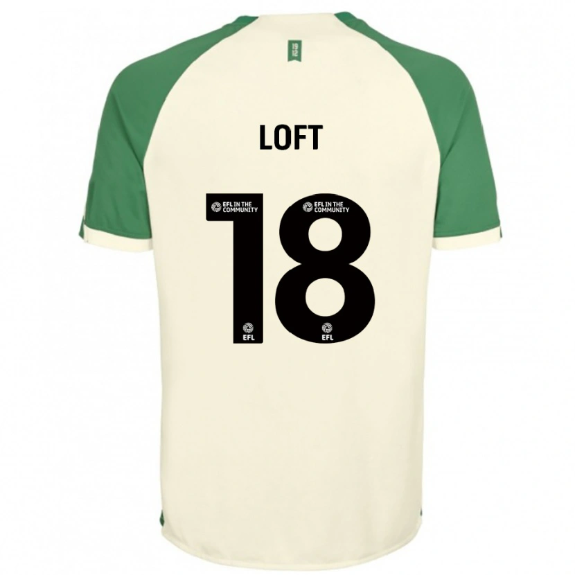 Danxen Kinderen Ryan Loft #18 Gebroken Wit Groen Uitshirt Uittenue 2025/26 T-Shirt België