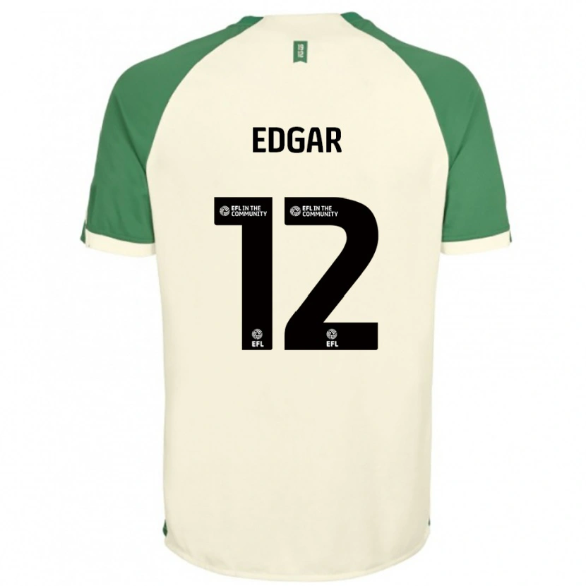 Danxen Kinderen Sammy Edgar #12 Gebroken Wit Groen Uitshirt Uittenue 2025/26 T-Shirt België