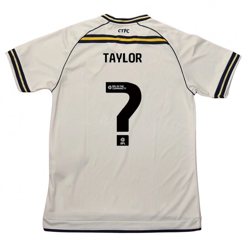 Danxen Kinderen Alfie Taylor #0 Wit Marine Uitshirt Uittenue 2025/26 T-Shirt België