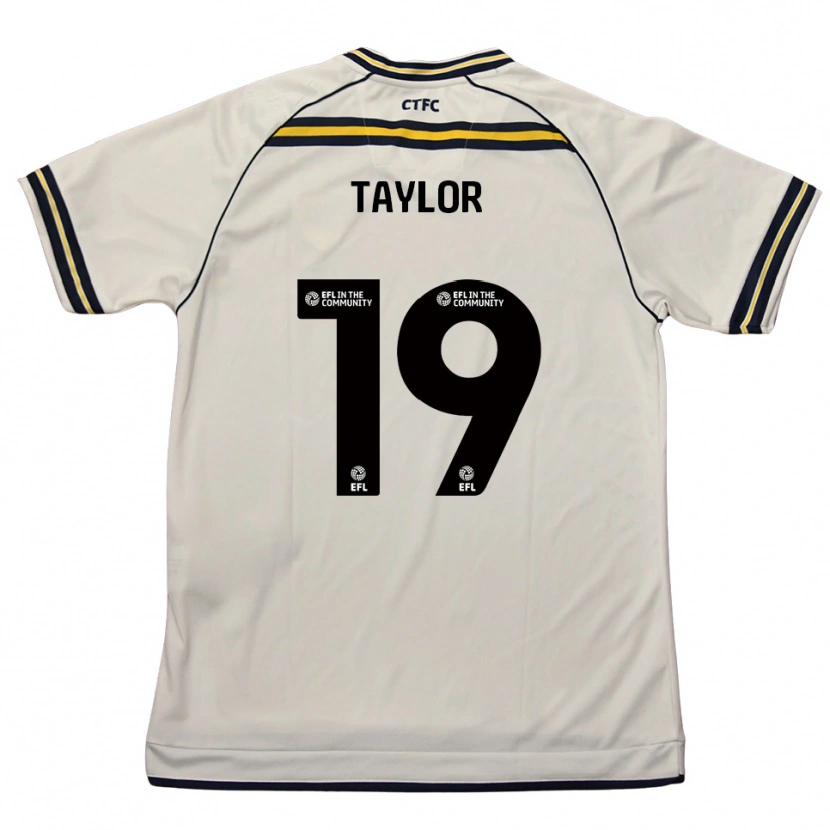 Danxen Kinderen Jessie Taylor #19 Wit Marine Uitshirt Uittenue 2025/26 T-Shirt België