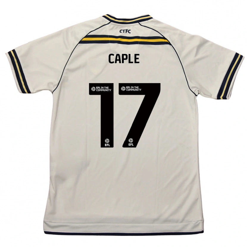 Danxen Kinderen Charlie Caple #17 Wit Marine Uitshirt Uittenue 2025/26 T-Shirt België