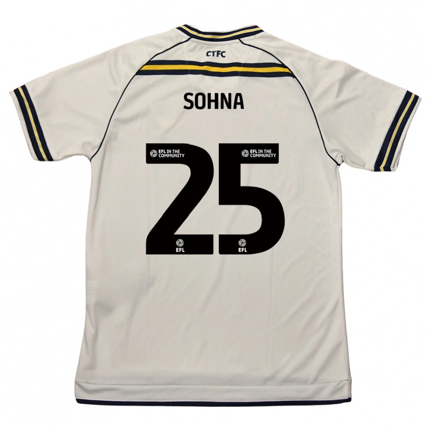 Danxen Kinderen Harrison Sohna #25 Wit Marine Uitshirt Uittenue 2025/26 T-Shirt België