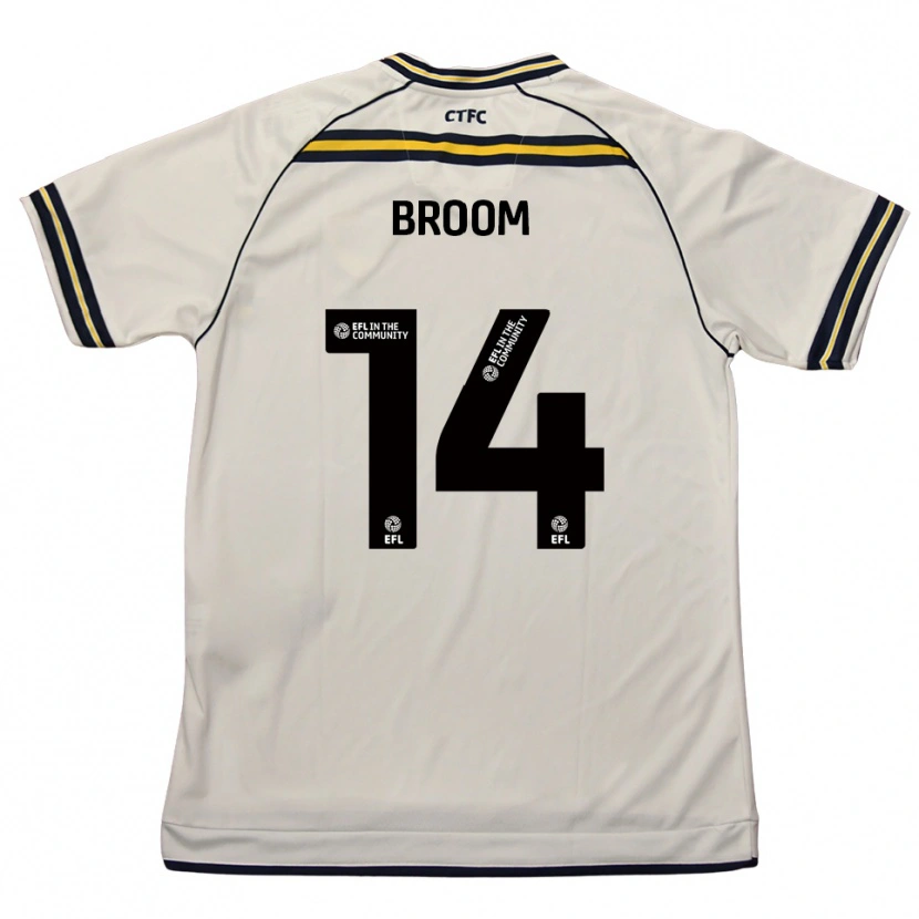 Danxen Kinderen Ryan Broom #14 Wit Marine Uitshirt Uittenue 2025/26 T-Shirt België