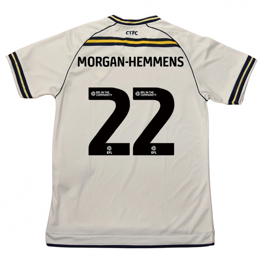Danxen Kinderen Kaitlyn Morgan-Hemmens #22 Wit Marine Uitshirt Uittenue 2025/26 T-Shirt België